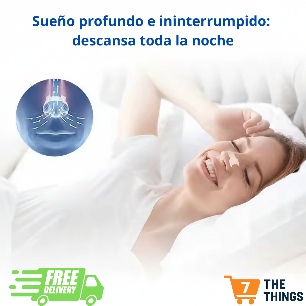 💤 Tiras Nasales – Respira mejor, despierta renovado