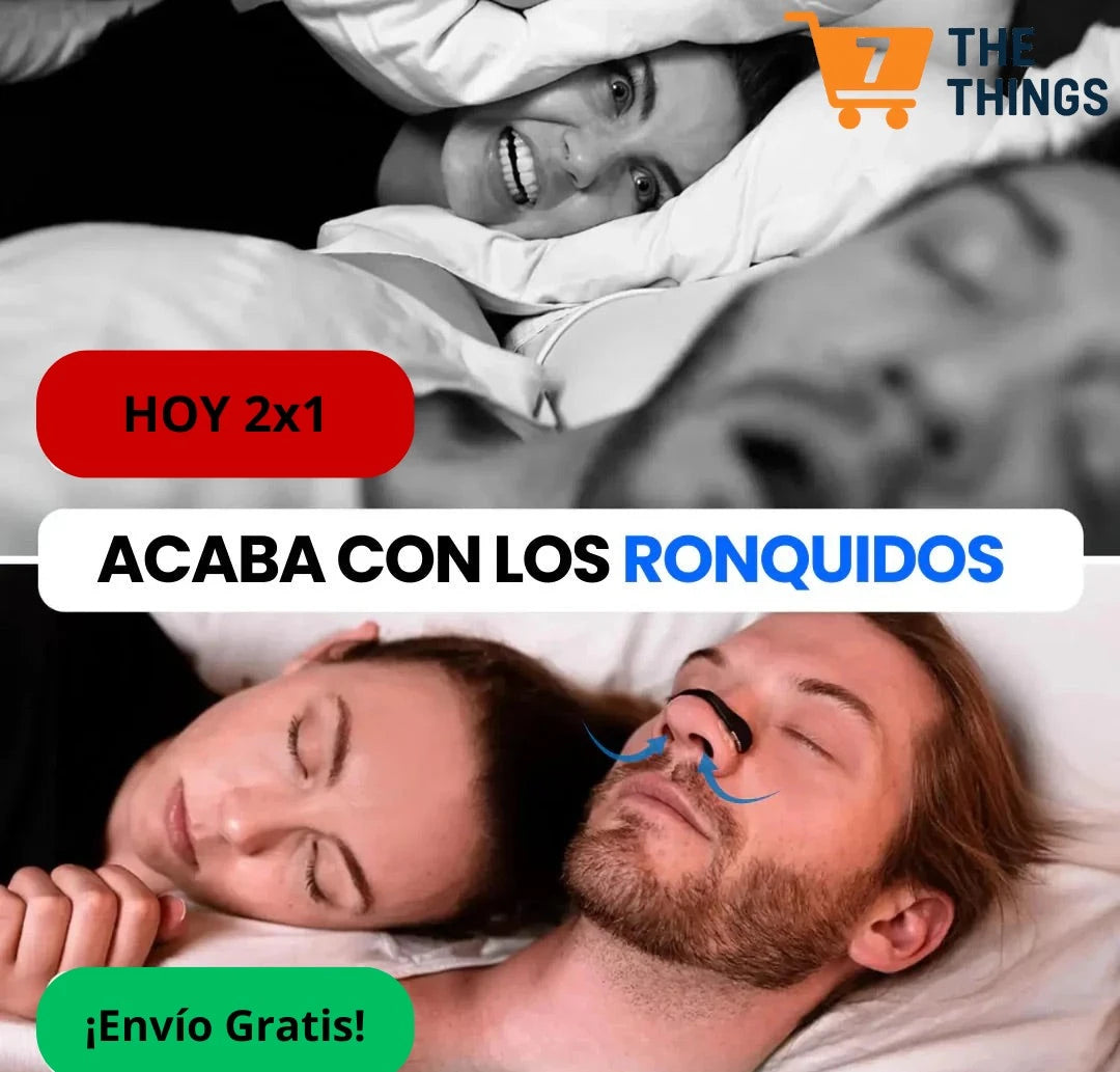💤 Tiras Nasales Magnéticas 2x1 – Respira Mejor, Duerme Mejor