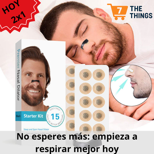 💤 Tiras Nasales Magnéticas 2x1 – Respira Mejor, Duerme Mejor