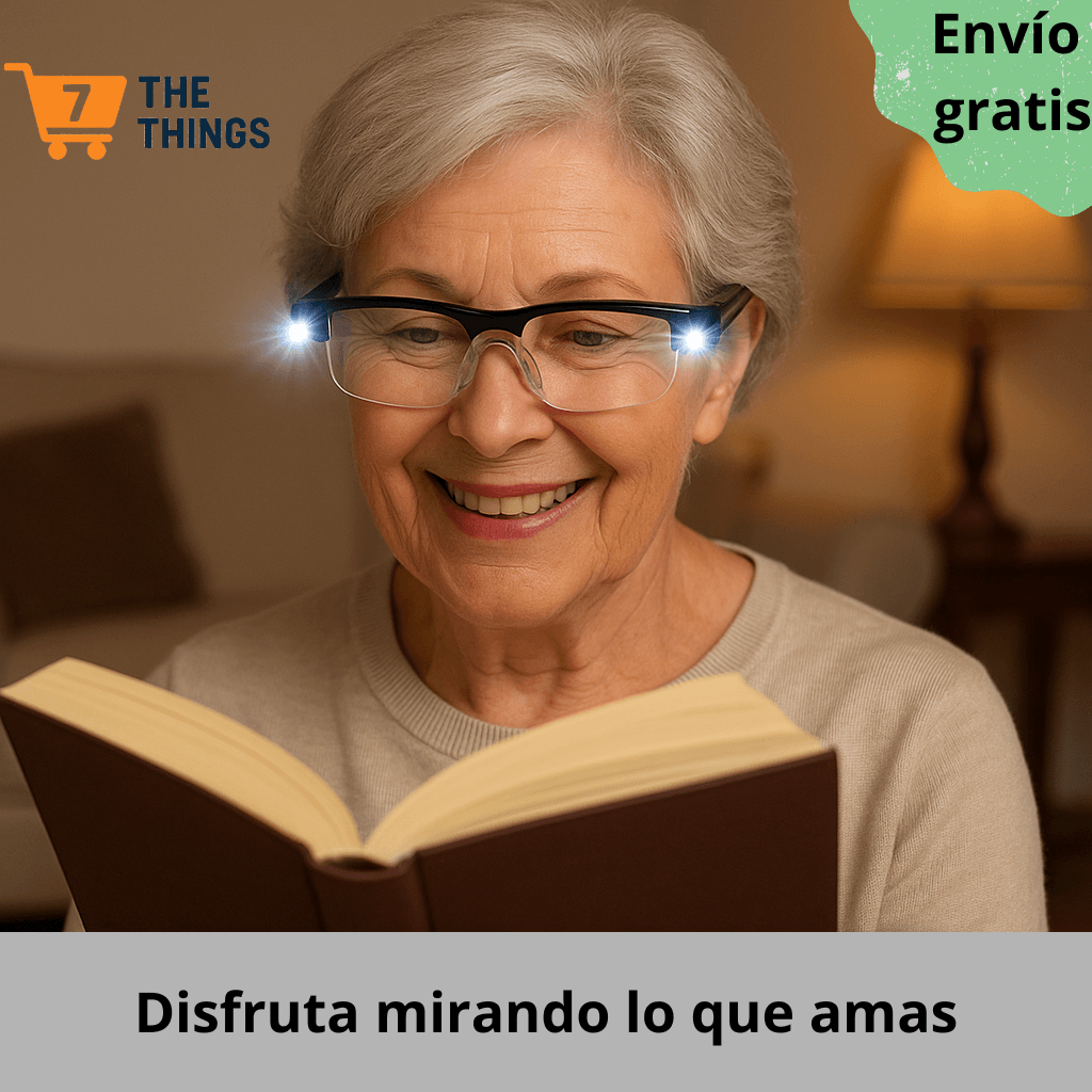 👓 Mighty Sight® Gafas LED con aumento de 160%– Claridad y confort en tu día a día