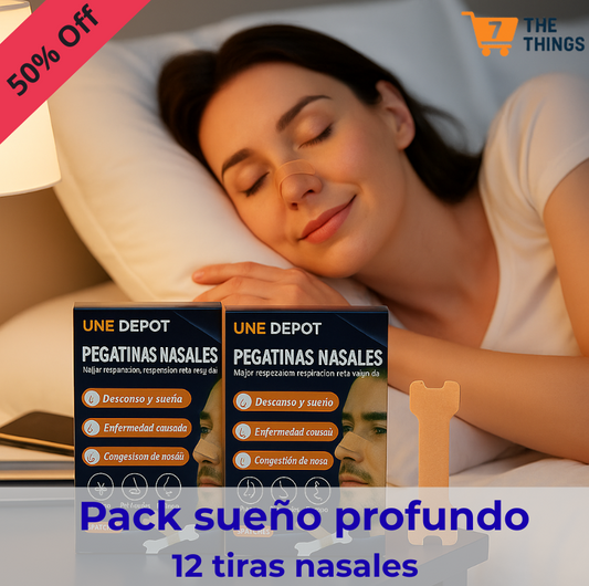 💤 Tiras Nasales – Respira mejor, despierta renovado