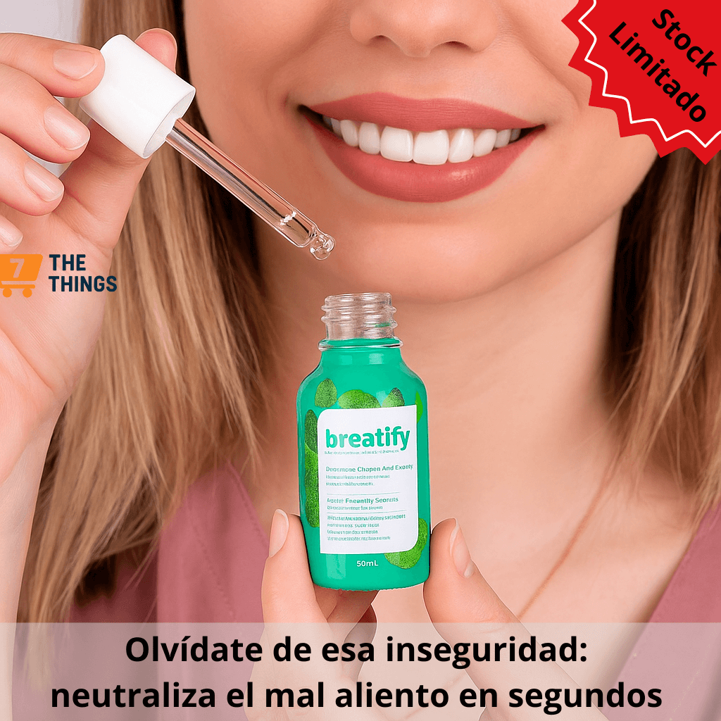 Breatify® gotas para el mal aliento – Tu aliado para recuperar confianza en cada palabra