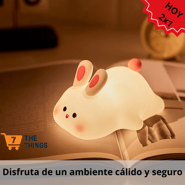 Lámpara LED Conejito – Dulces sueños, calma para toda la familia