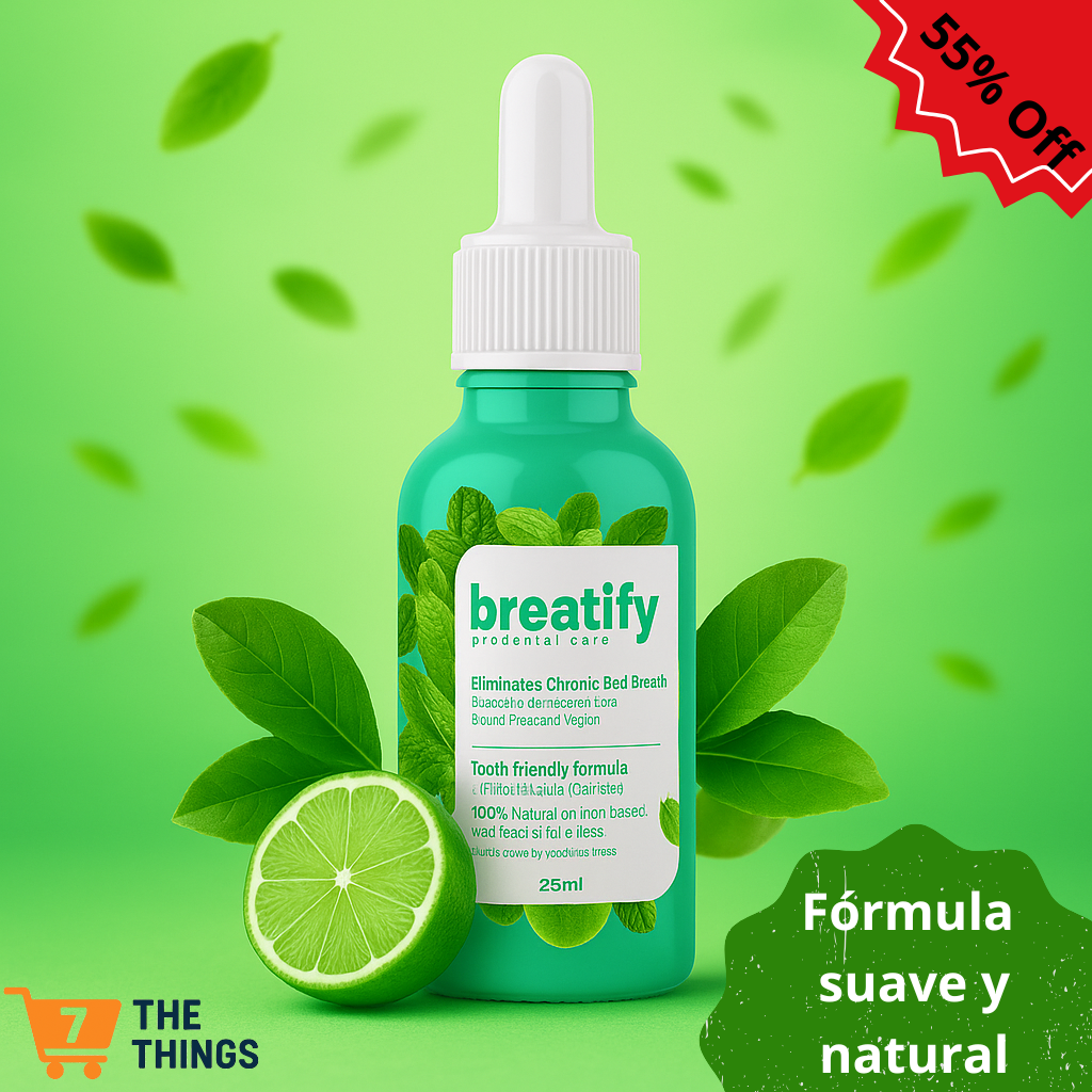 Breatify® gotas para el mal aliento – Tu aliado para recuperar confianza en cada palabra